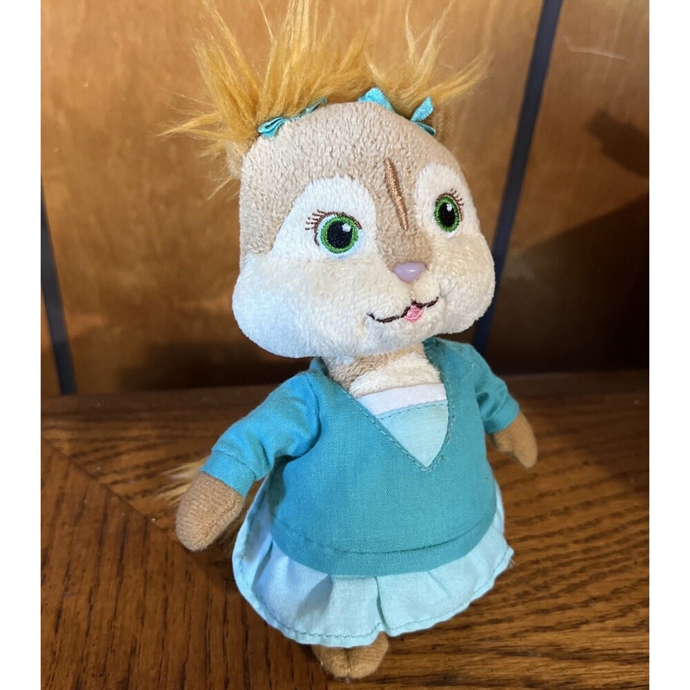 Ty Beanie Babies Eleanor the Chipette Alvin And The Chipmunks 6" Plush Toy